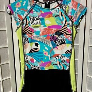 Multicolour Swim Suit